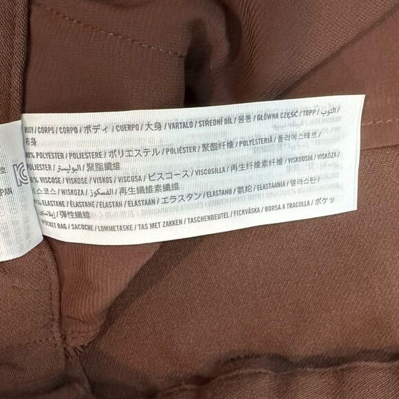 Abercrombie & Fitch Tailored Shorts Size XL Brown Pockets Women's - Picture 7 of 11